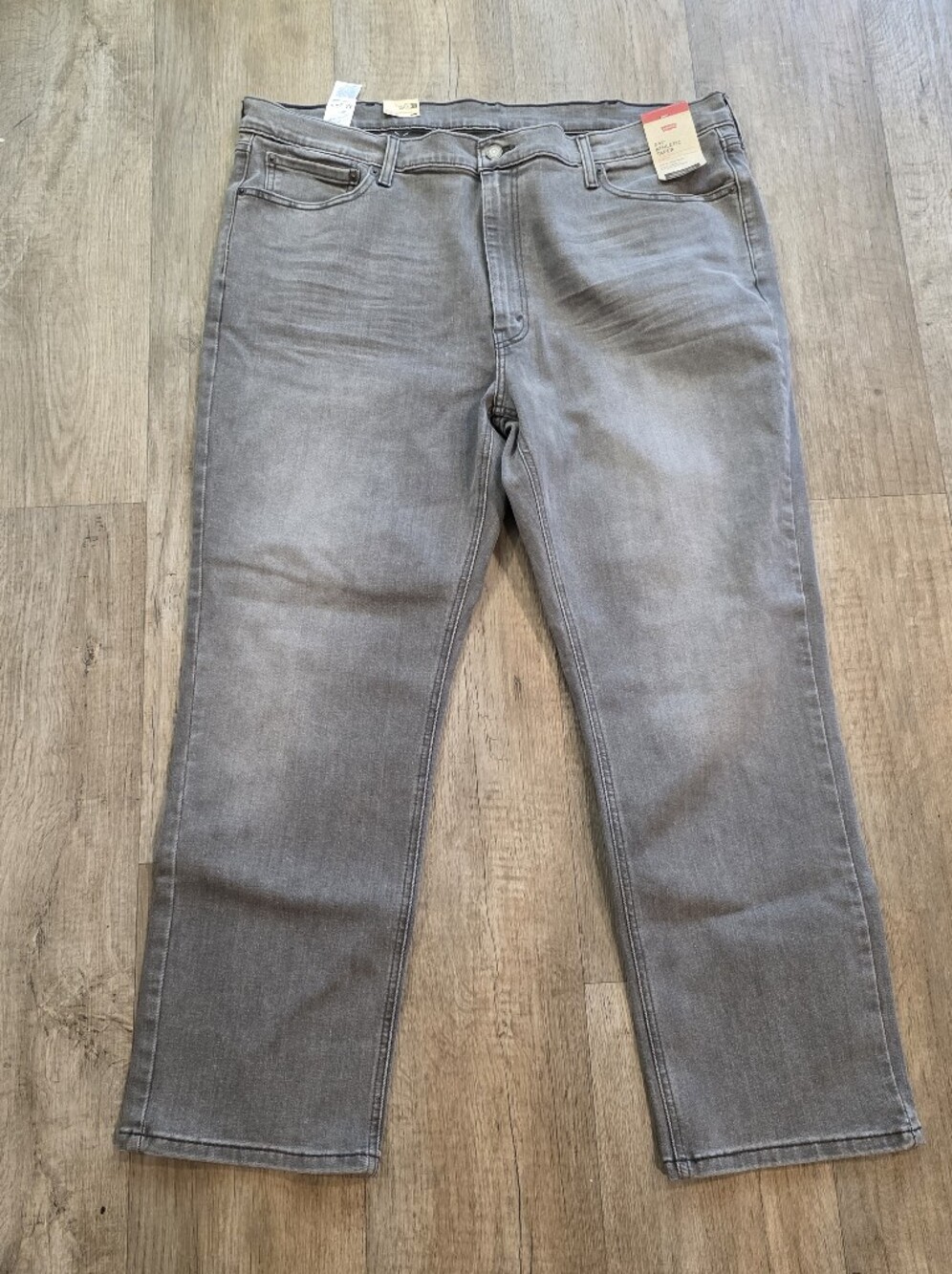 Levi's 541 Athletic Taper Jeans Mens 42x30 Grey Stretch Denim NWT New With Tags